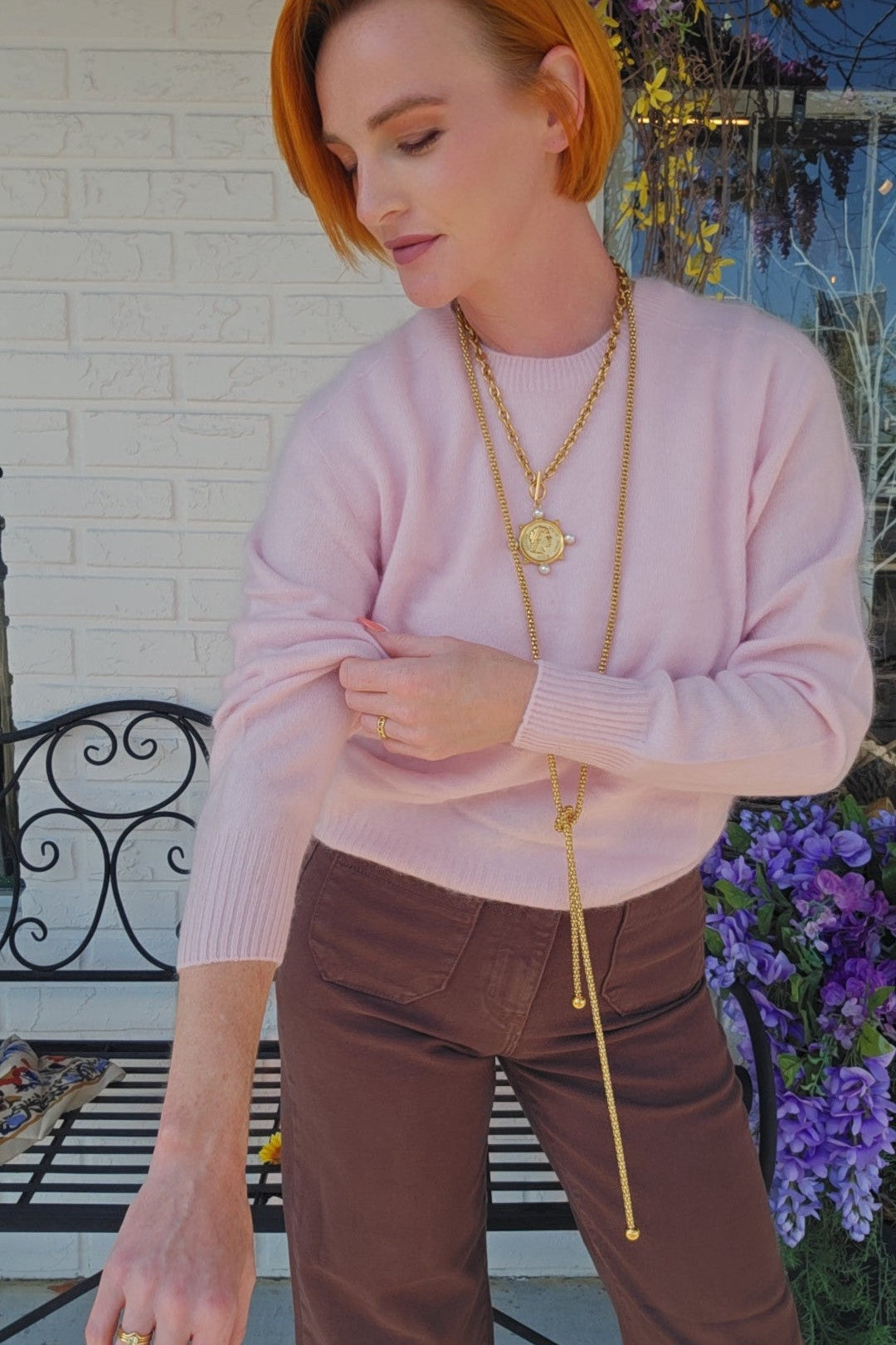Women's Silk Long Sleeve Cozy Sweater