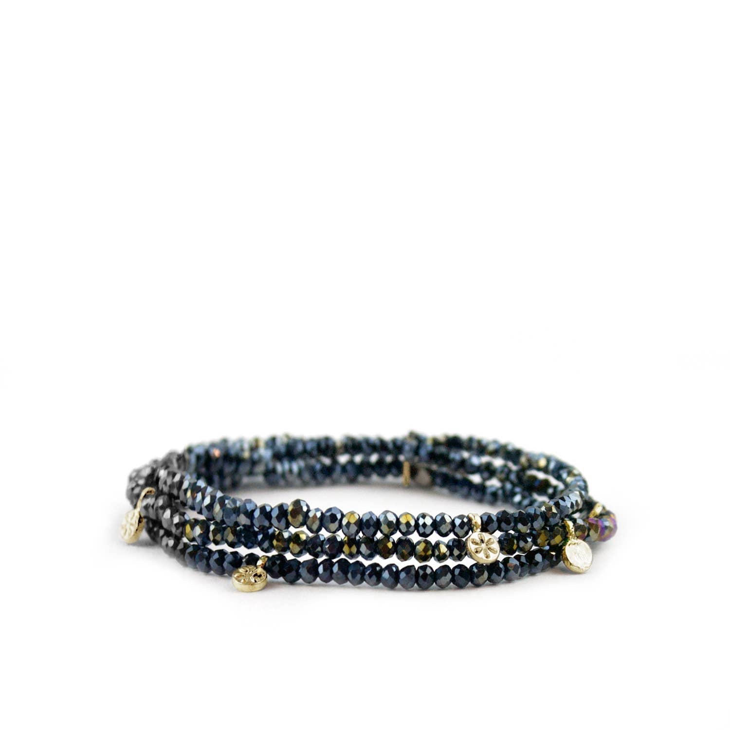 Mini Disc Wrap Bracelet