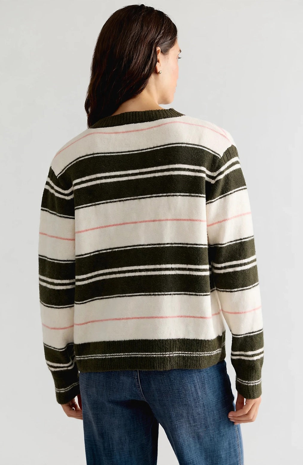 Women's Striped Cardigan