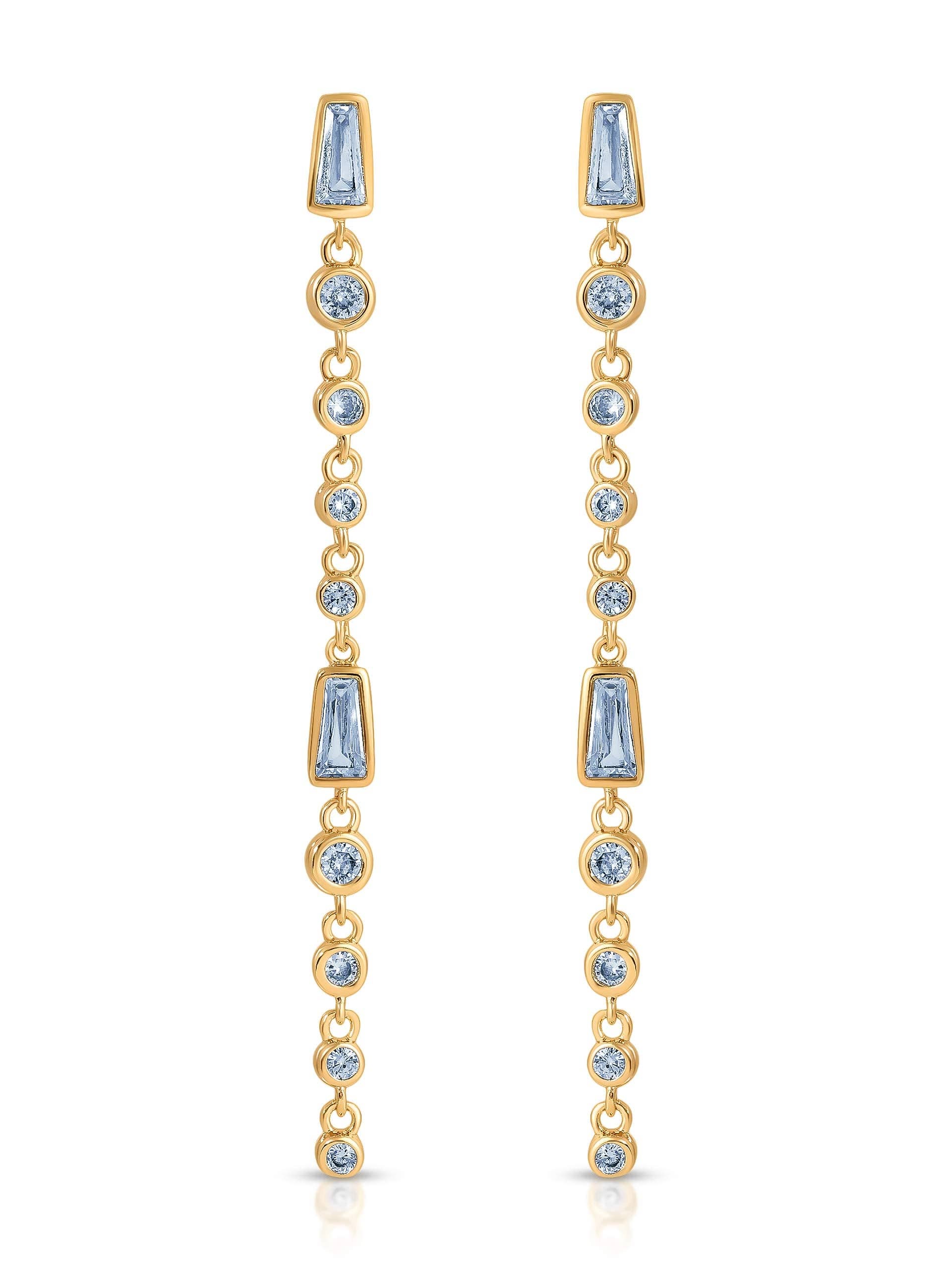 Crystal Linear Earrings