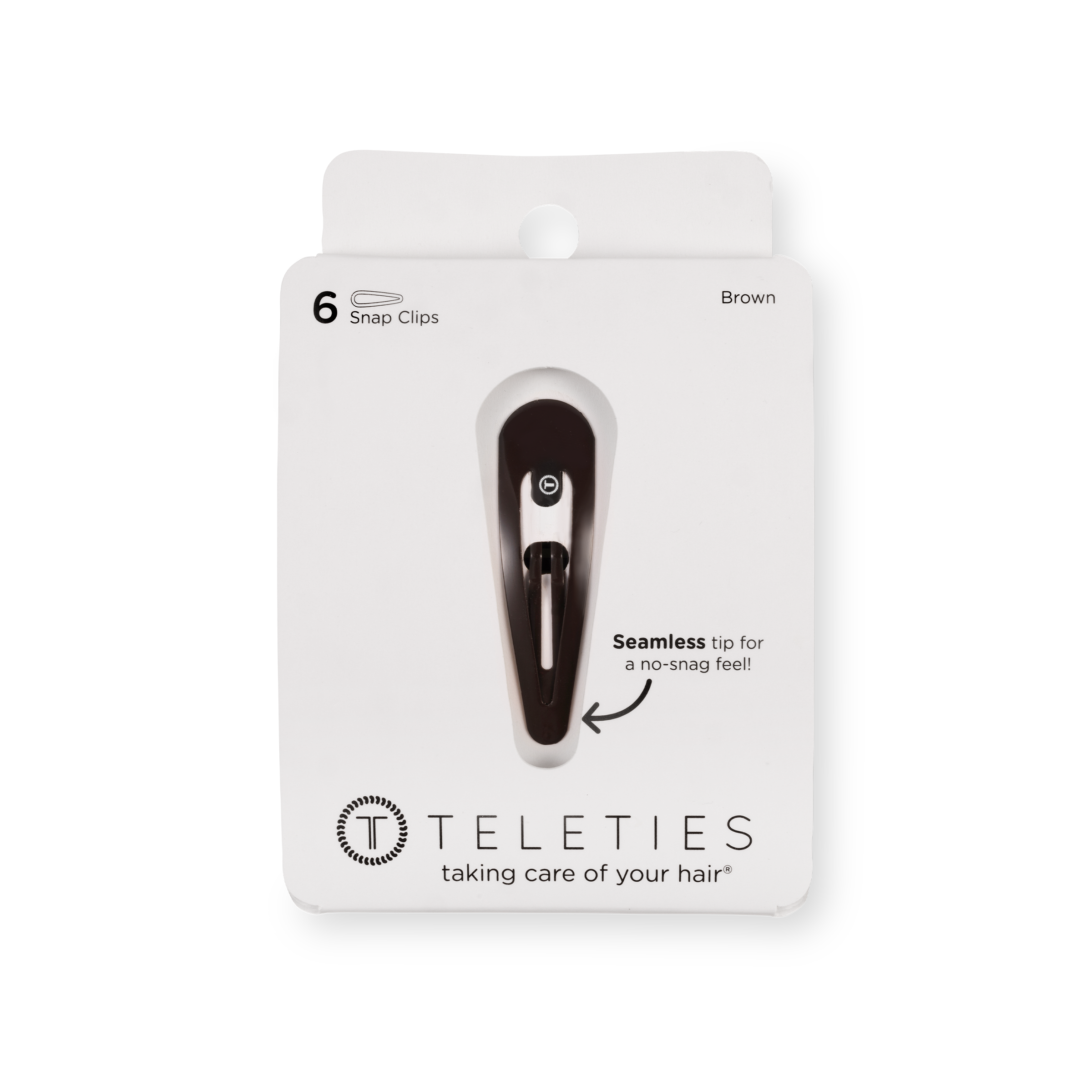 Snap Clip | Brown | 6 Count