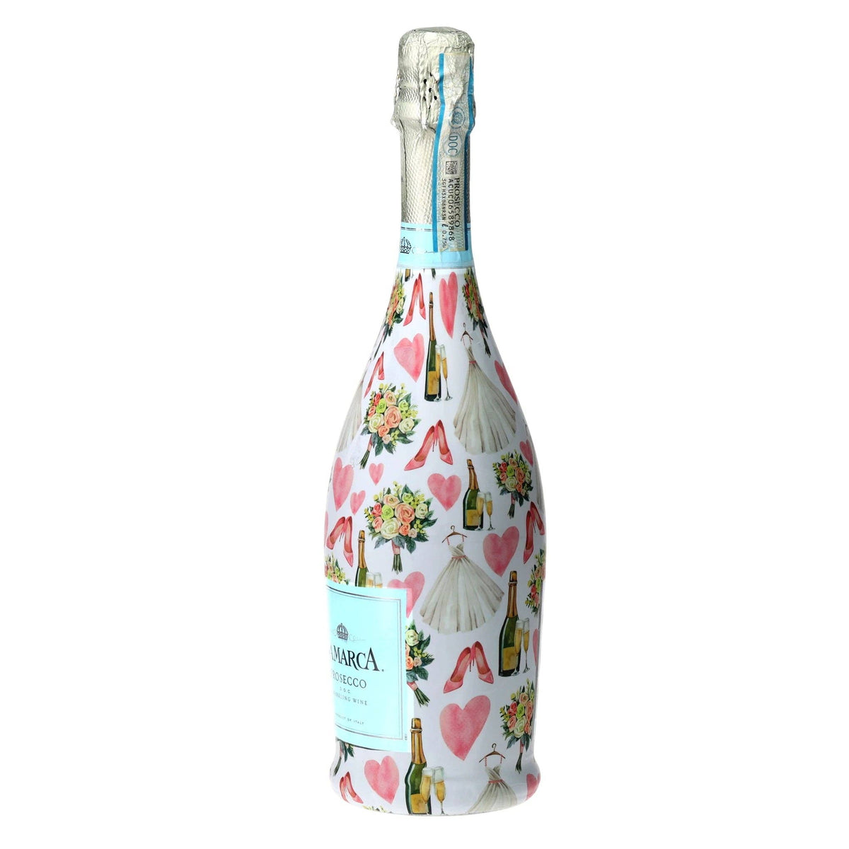 Wedding Prosecco Bottle Wrap – Bridal Shower Gift