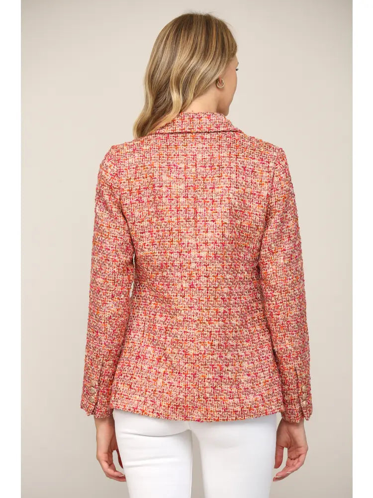Double Breasted Tweed Jacket