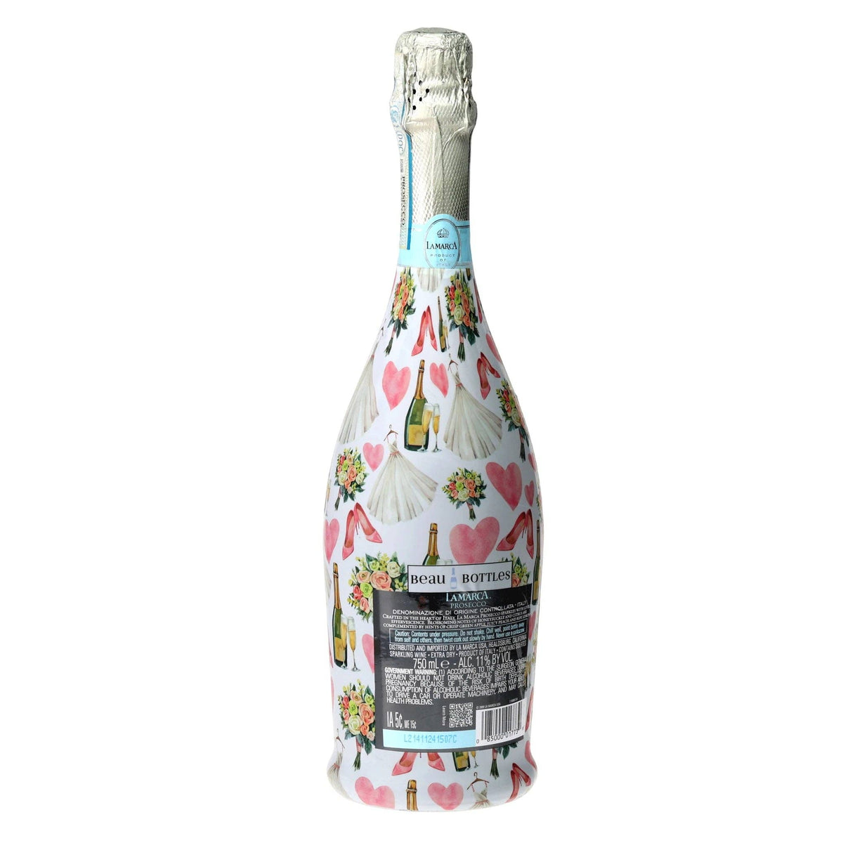 Wedding Prosecco Bottle Wrap – Bridal Shower Gift