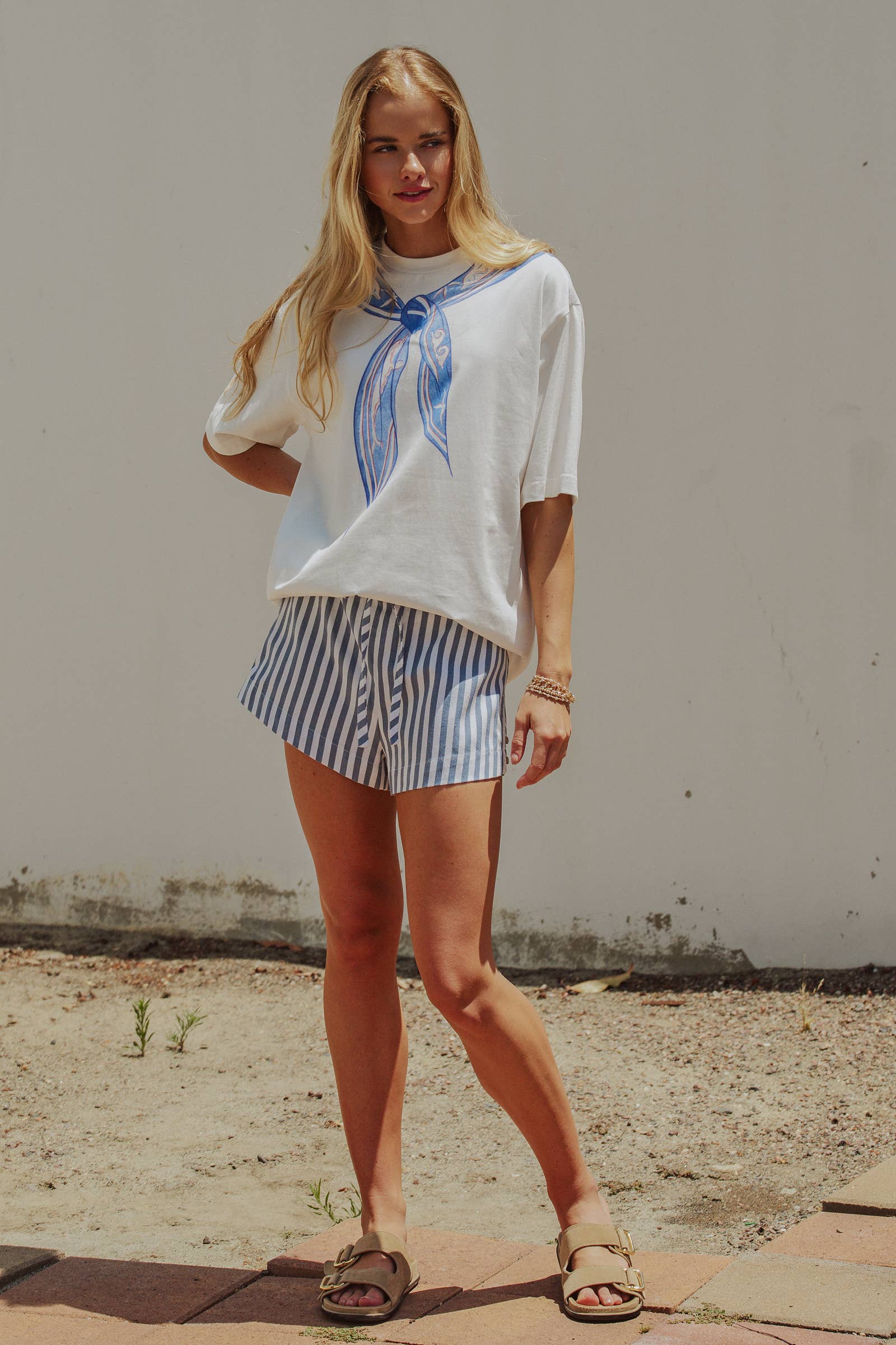 Nautical Printed Bandana Tee
