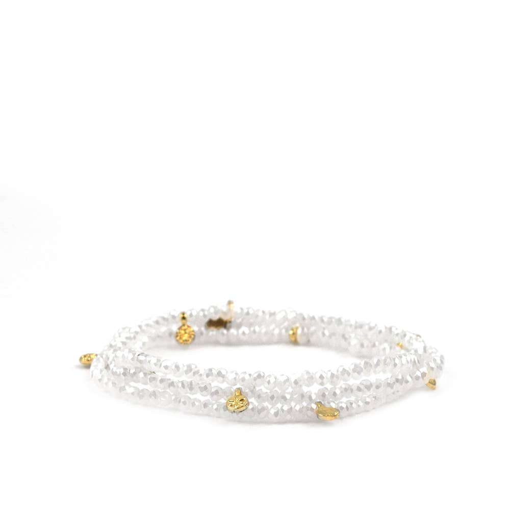 Mini Disc Wrap Bracelet