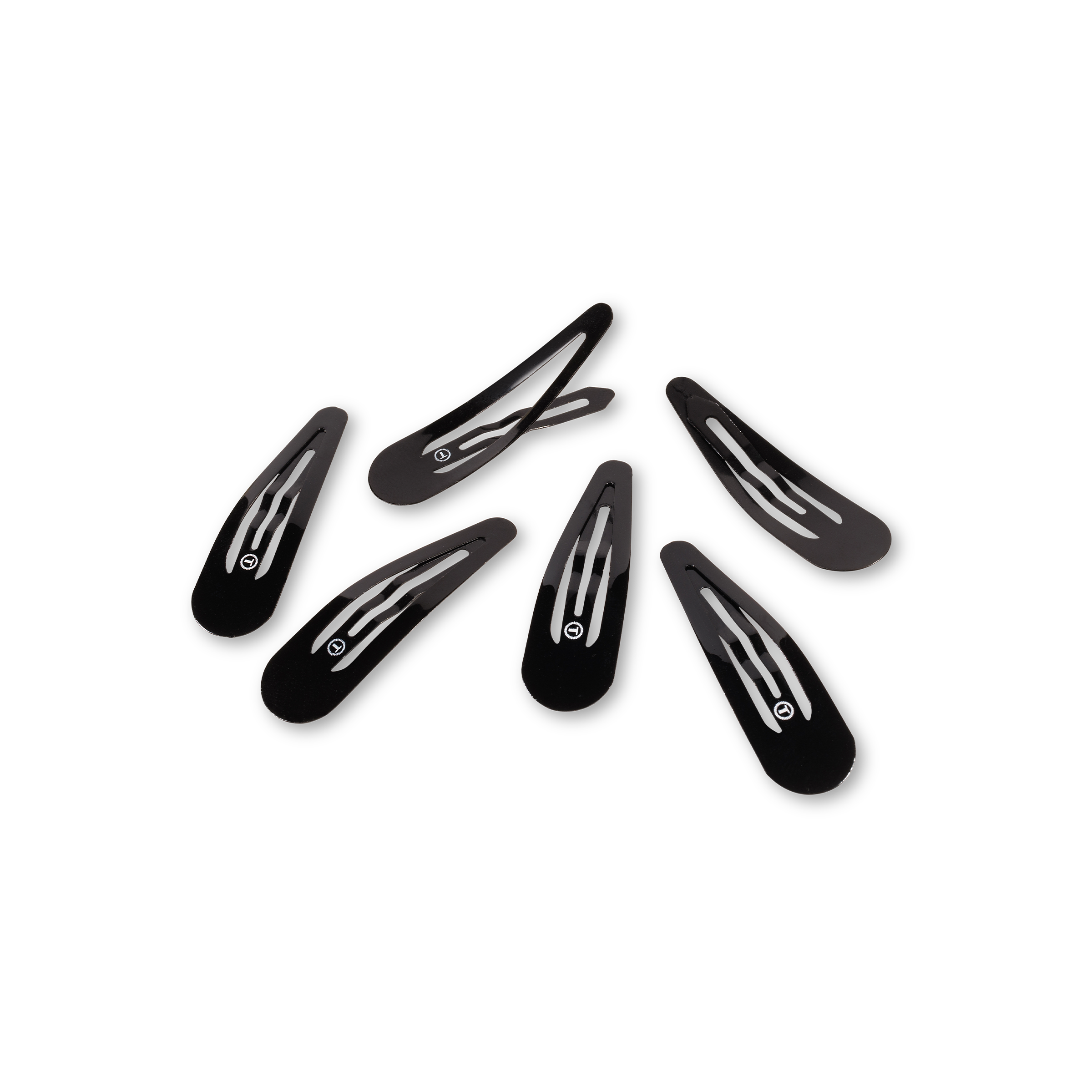 Snap Clip | Jet Black | 6 Count