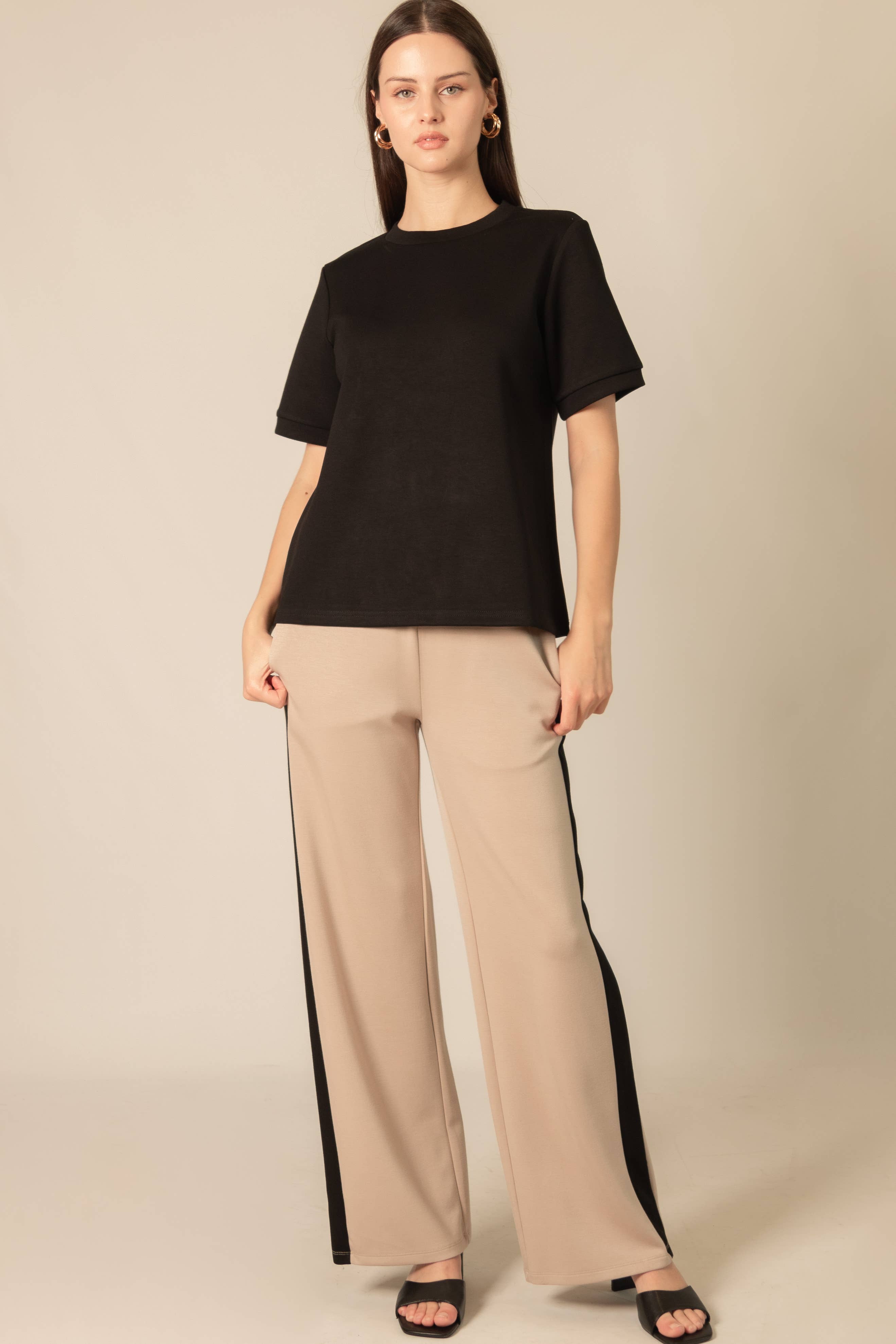 Modal Round Neck Short Sleeve Tee