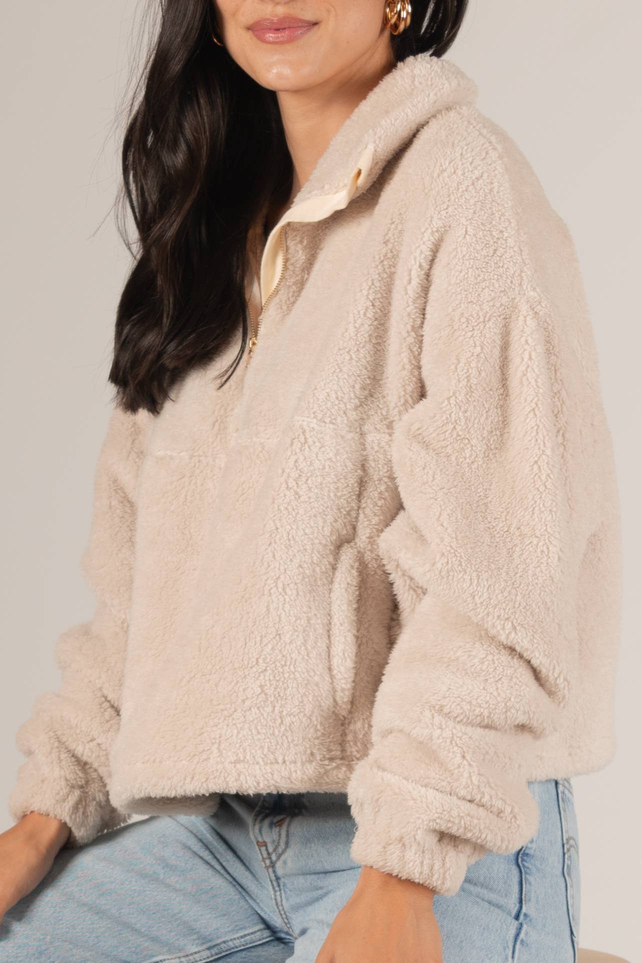 Soft Fleece Quarter Zip Pullover