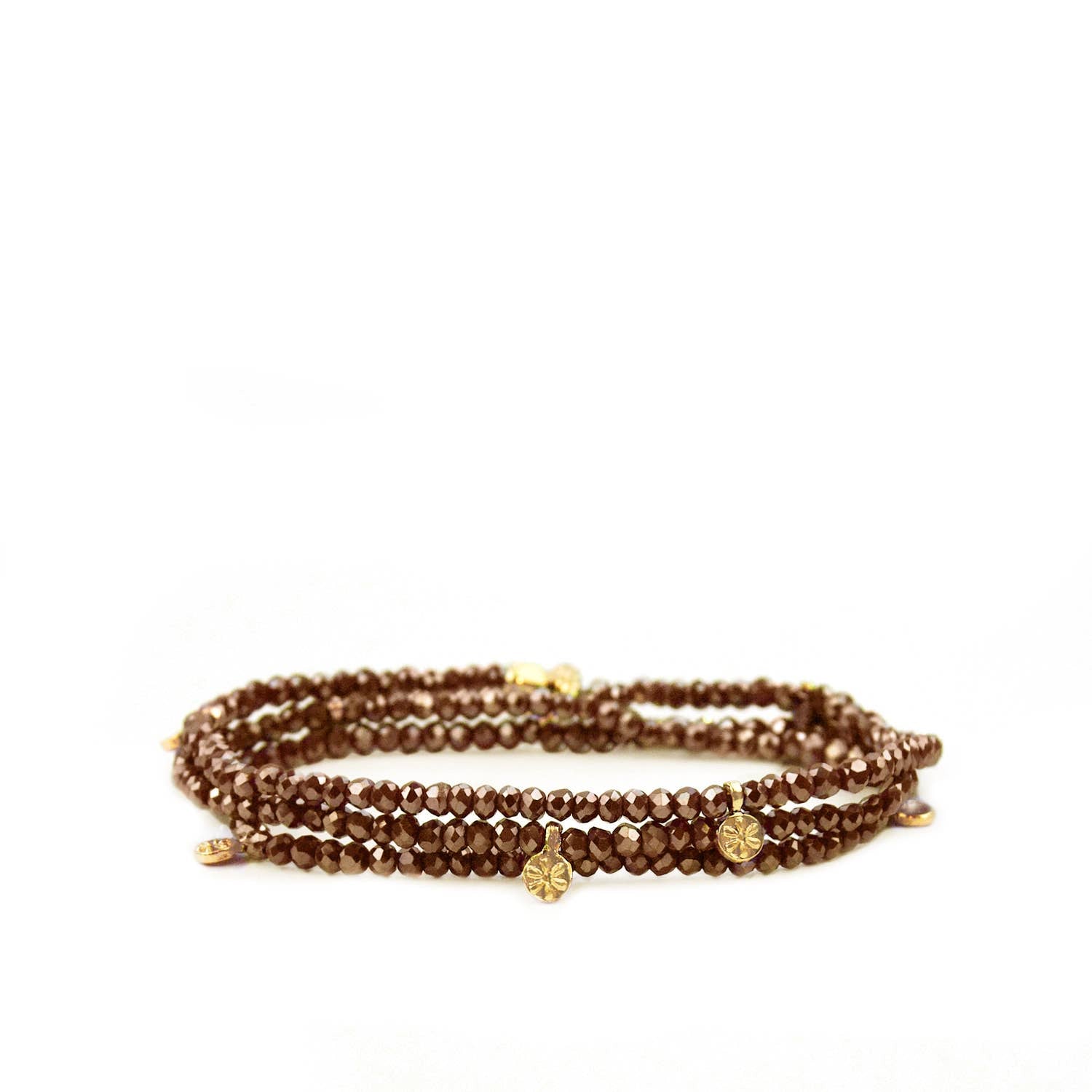 Mini Disc Wrap Bracelet