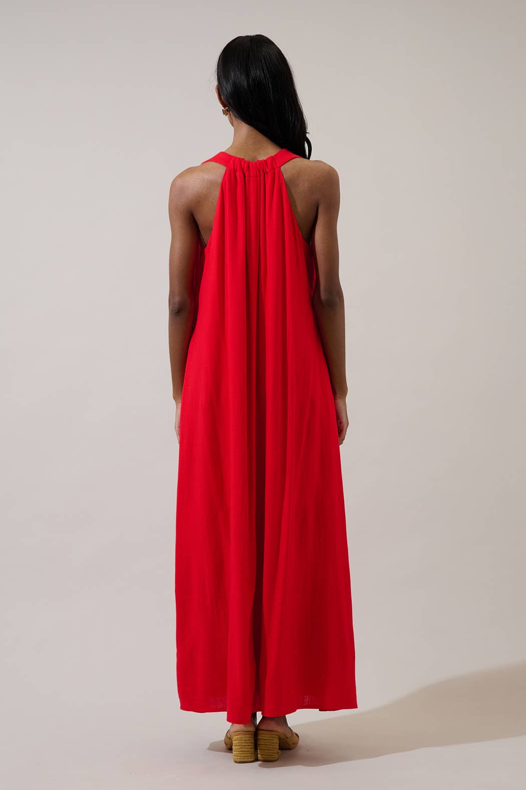 Rubi Halter Neck Maxi Dress