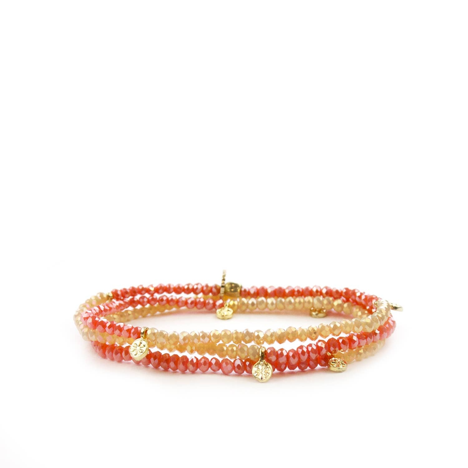 Mini Disc Wrap Bracelet