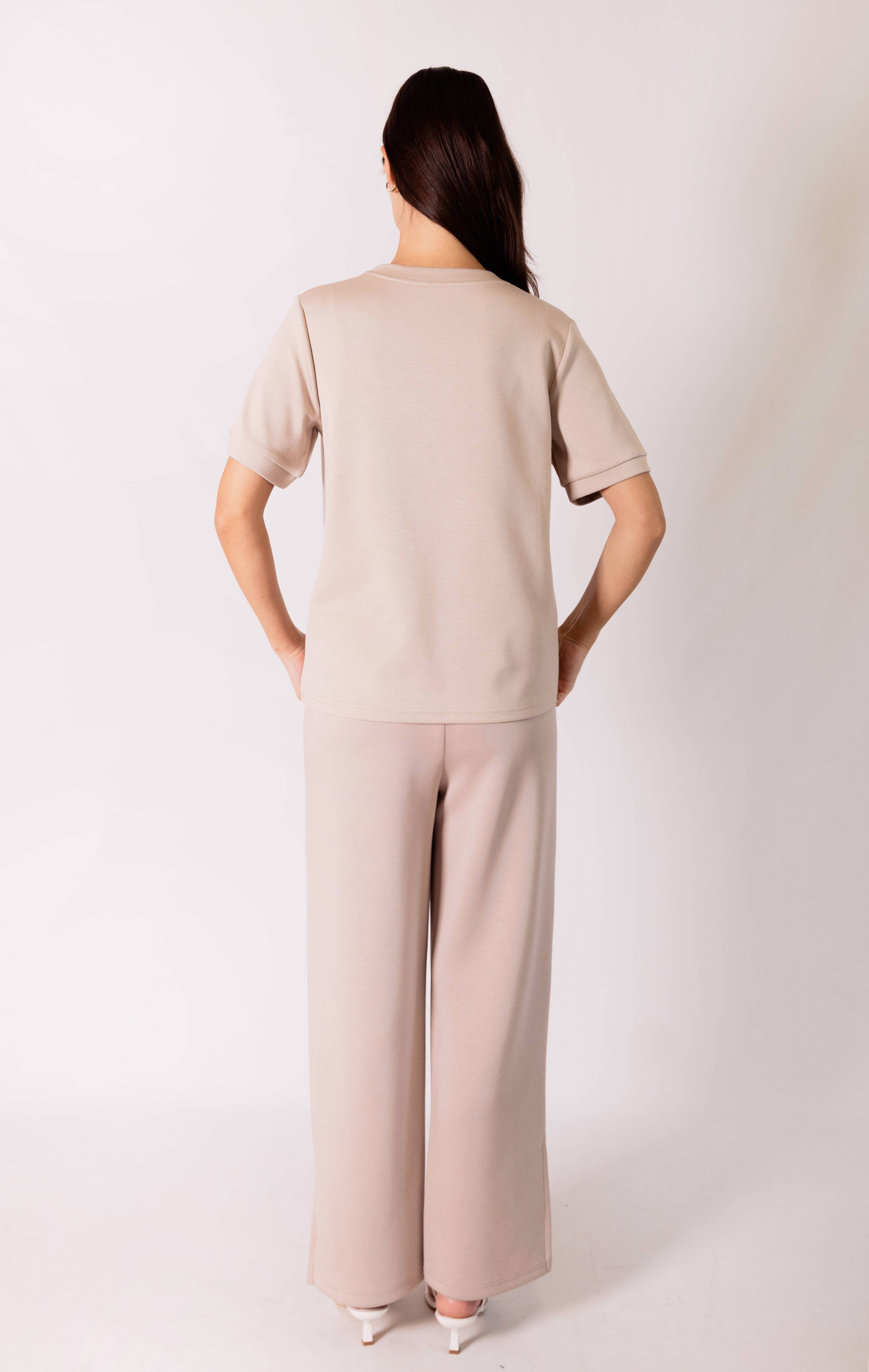Modal Round Neck Short Sleeve Tee