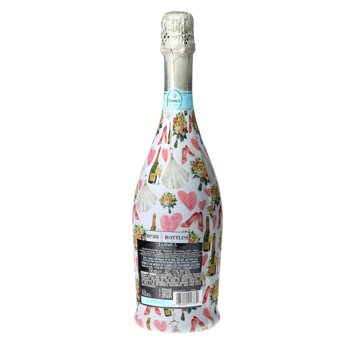 Wedding Prosecco Bottle Wrap – Bridal Shower Gift