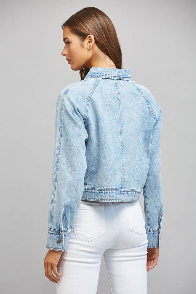 WASHED DENIM JACKET