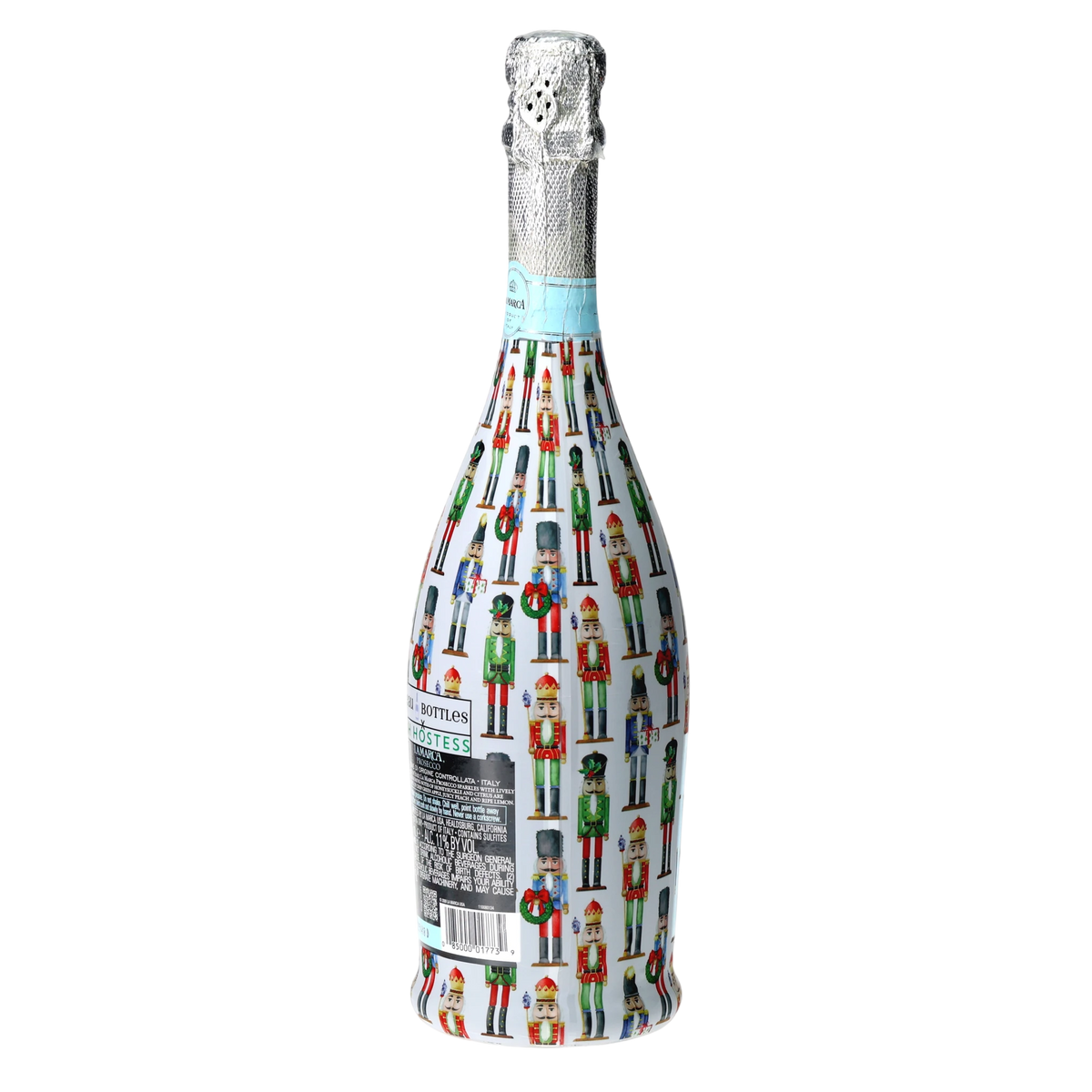 Nutcracker Prosecco Bottle Wrap – Christmas Hostess Gift