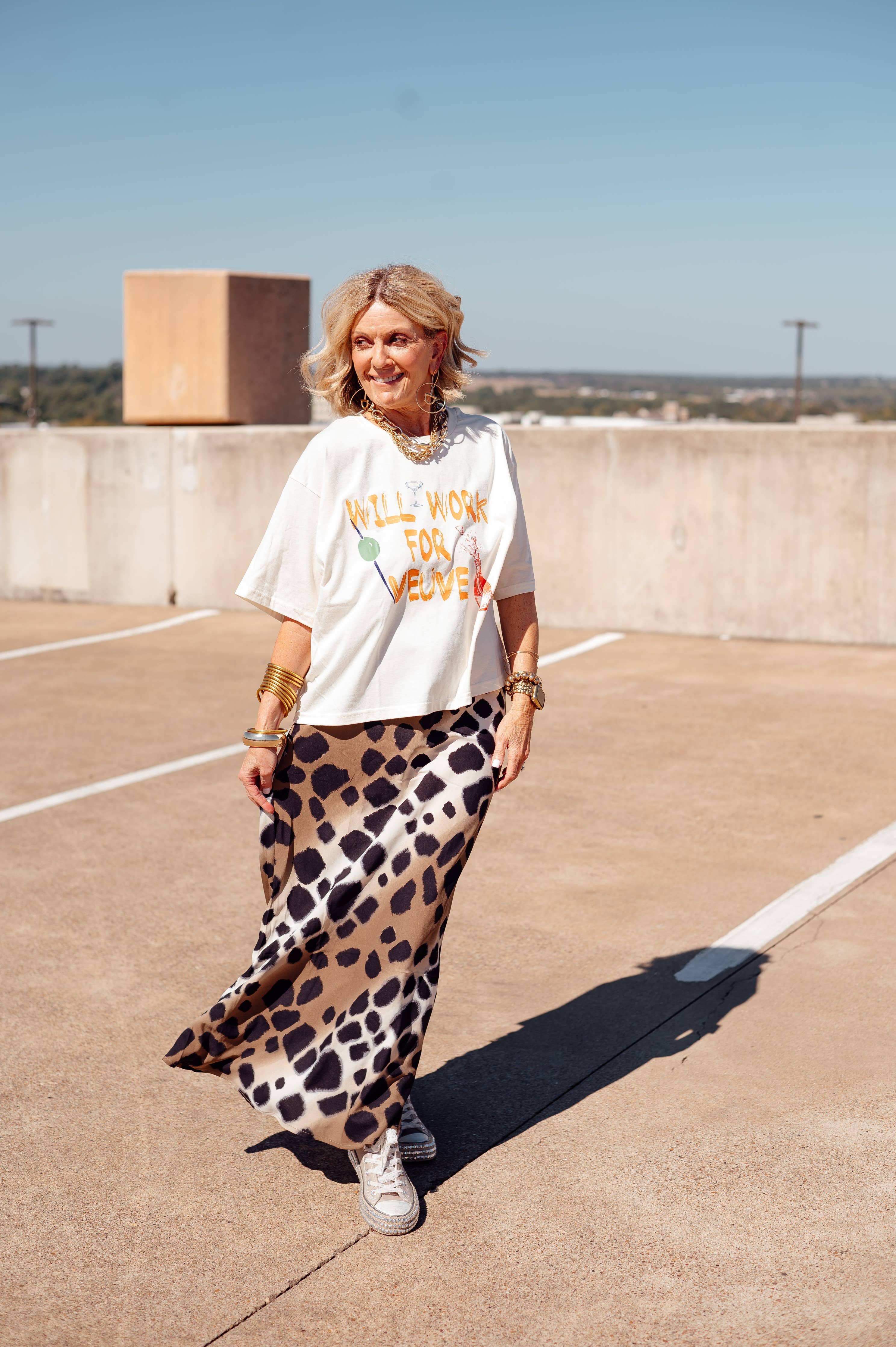 Will Work For Veuve Graphic Tee