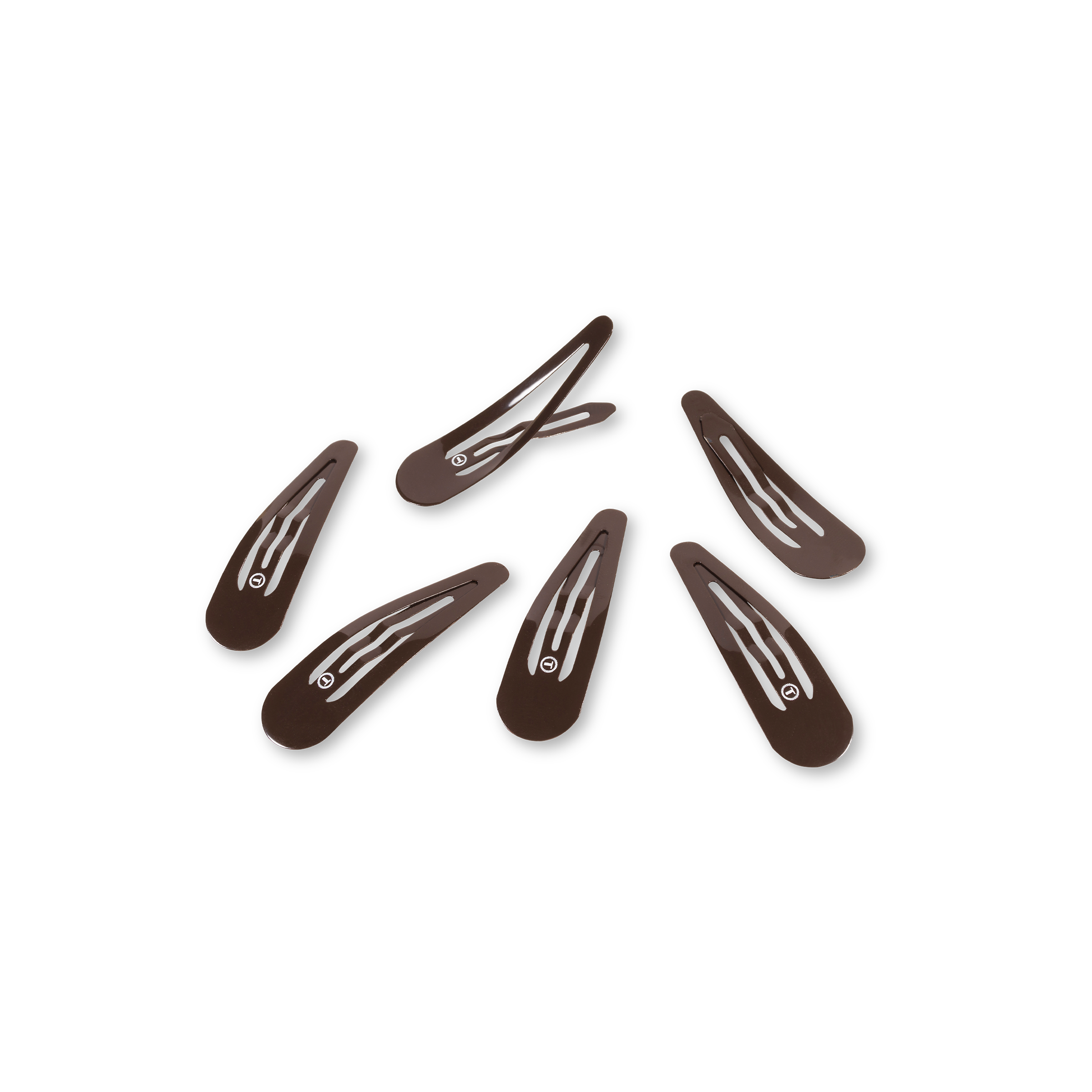 Snap Clip | Brown | 6 Count