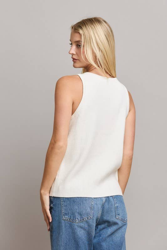 Sequin Sleeveless Top