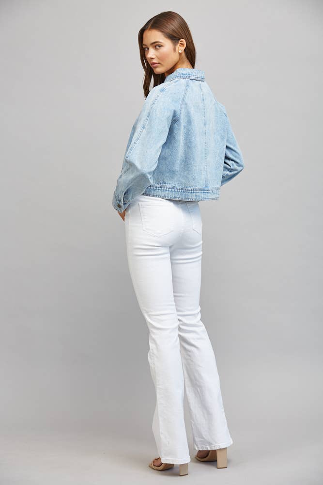 WASHED DENIM JACKET