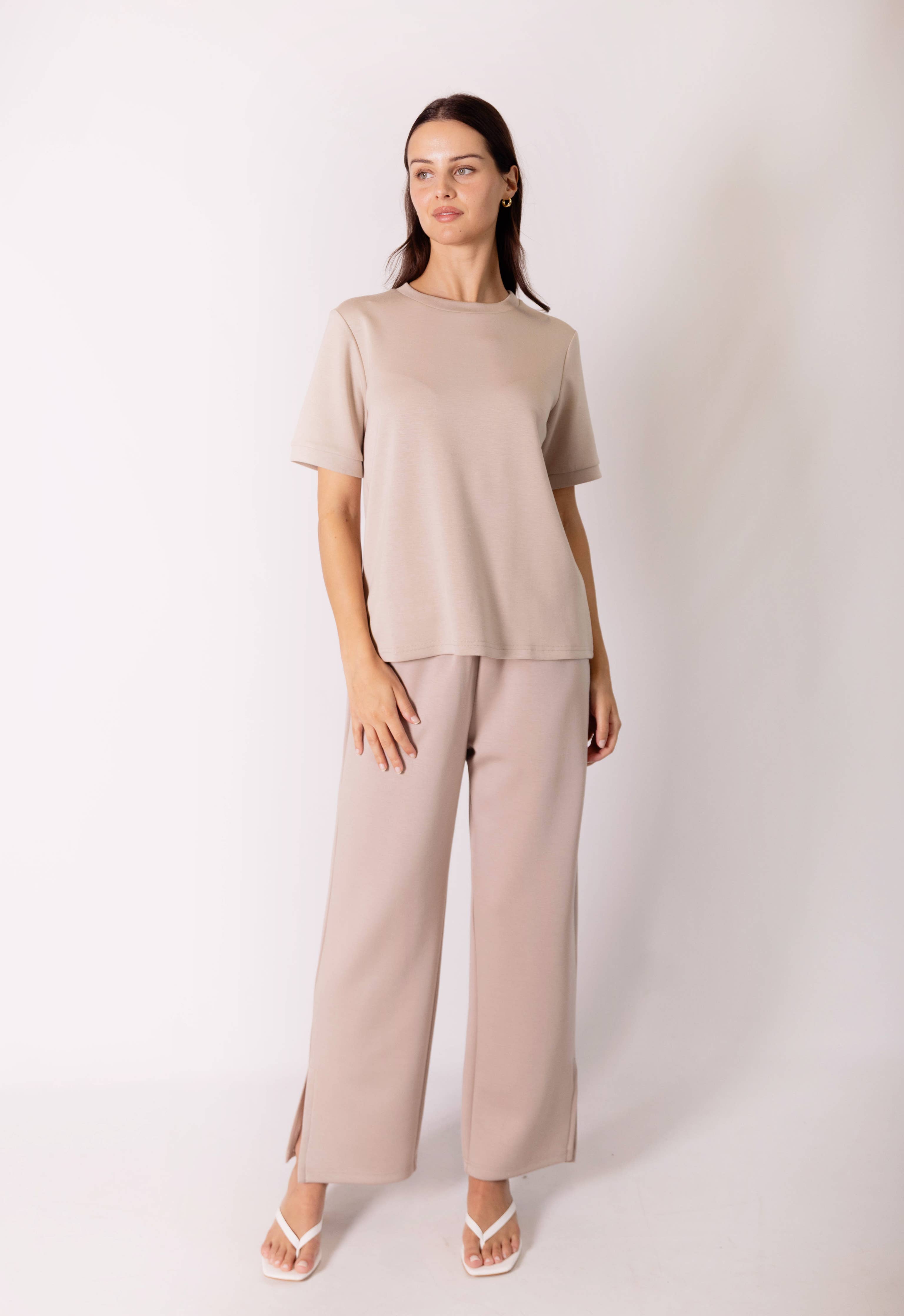 Modal Round Neck Short Sleeve Tee
