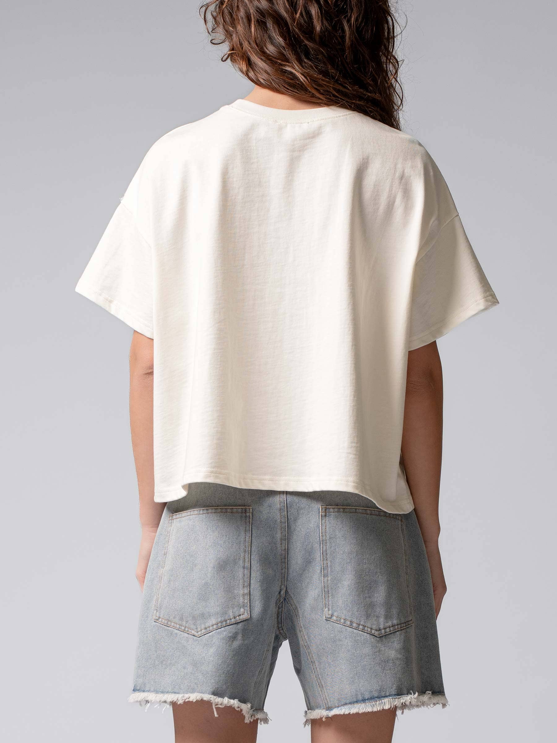 Star Appliqué Cotton Tee