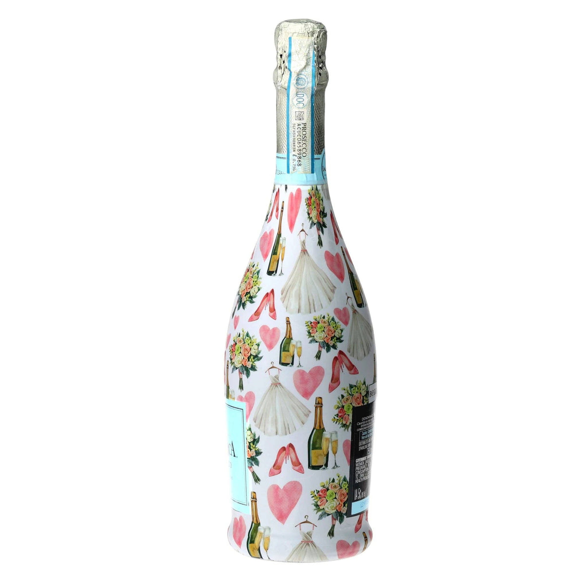 Wedding Prosecco Bottle Wrap – Bridal Shower Gift