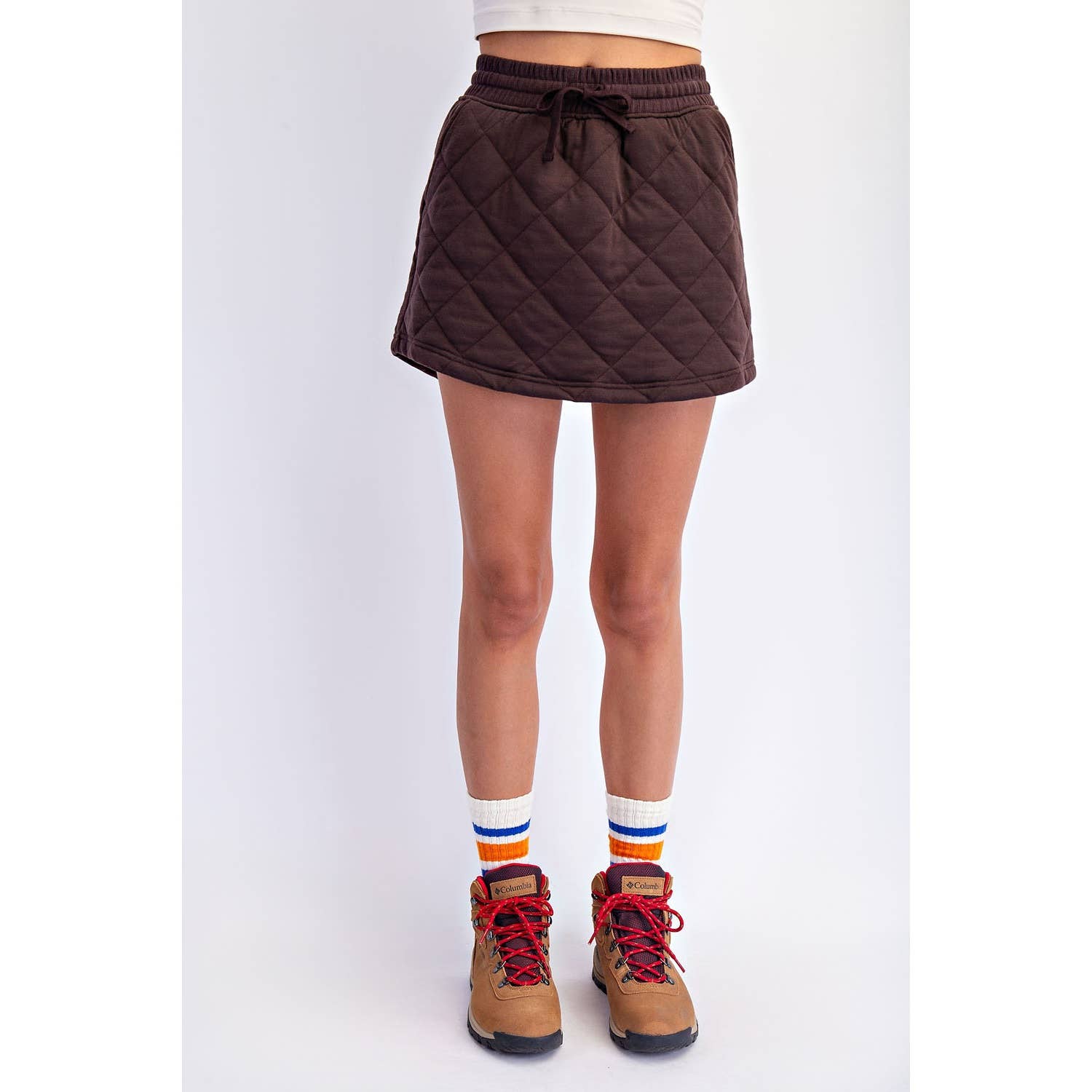 QUILTED MINI SKORT