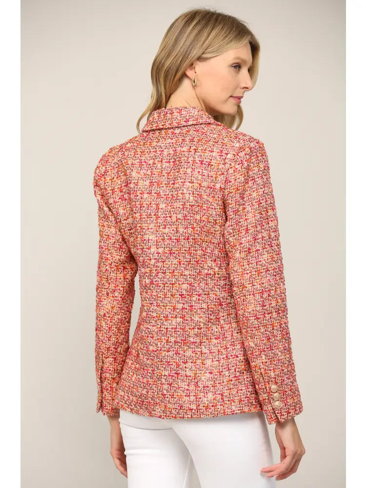 Double Breasted Tweed Jacket