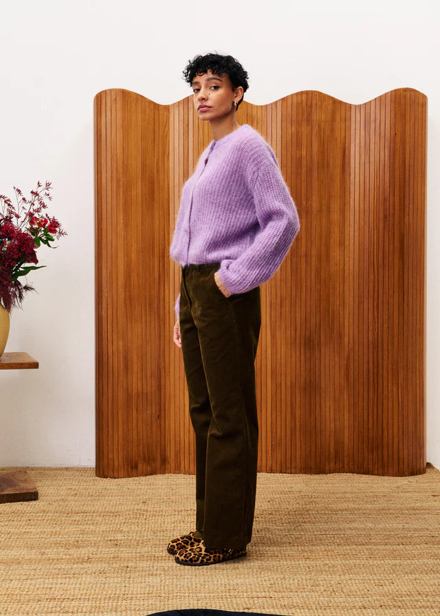 MIANO Purple Cardigan