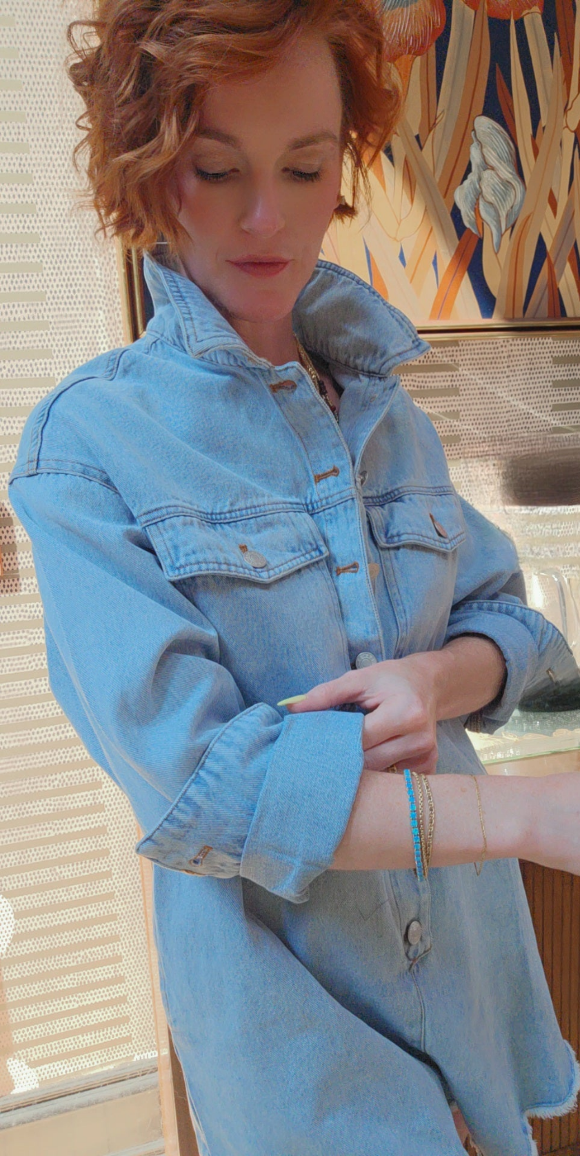 Denim Light Wash Romper