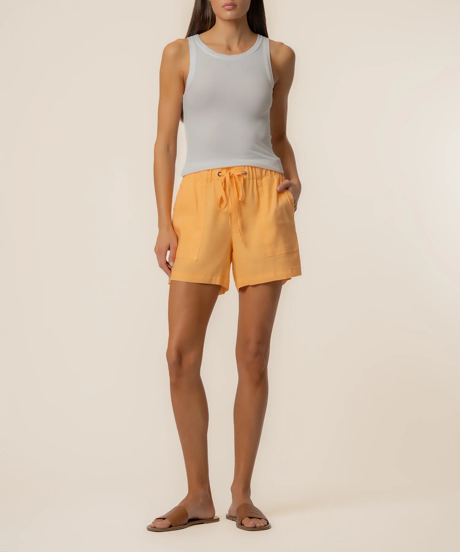 Katana Linen Drawstring Short