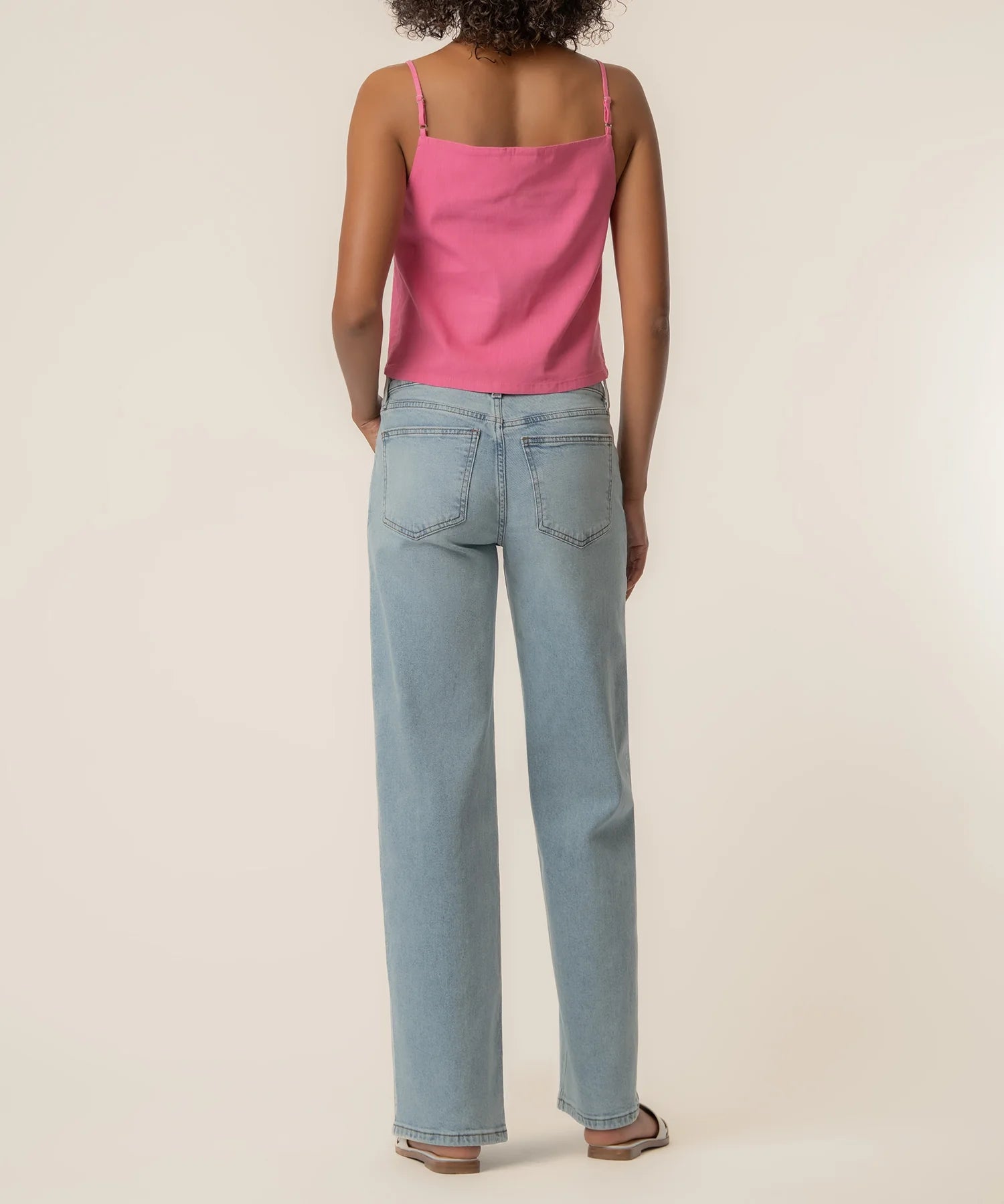 KUT | Kerri Spaghetti Strap Top in Lipstick