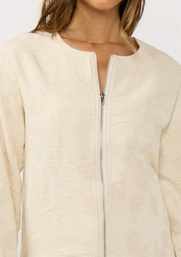 Soft Structure Zip Up Jacket