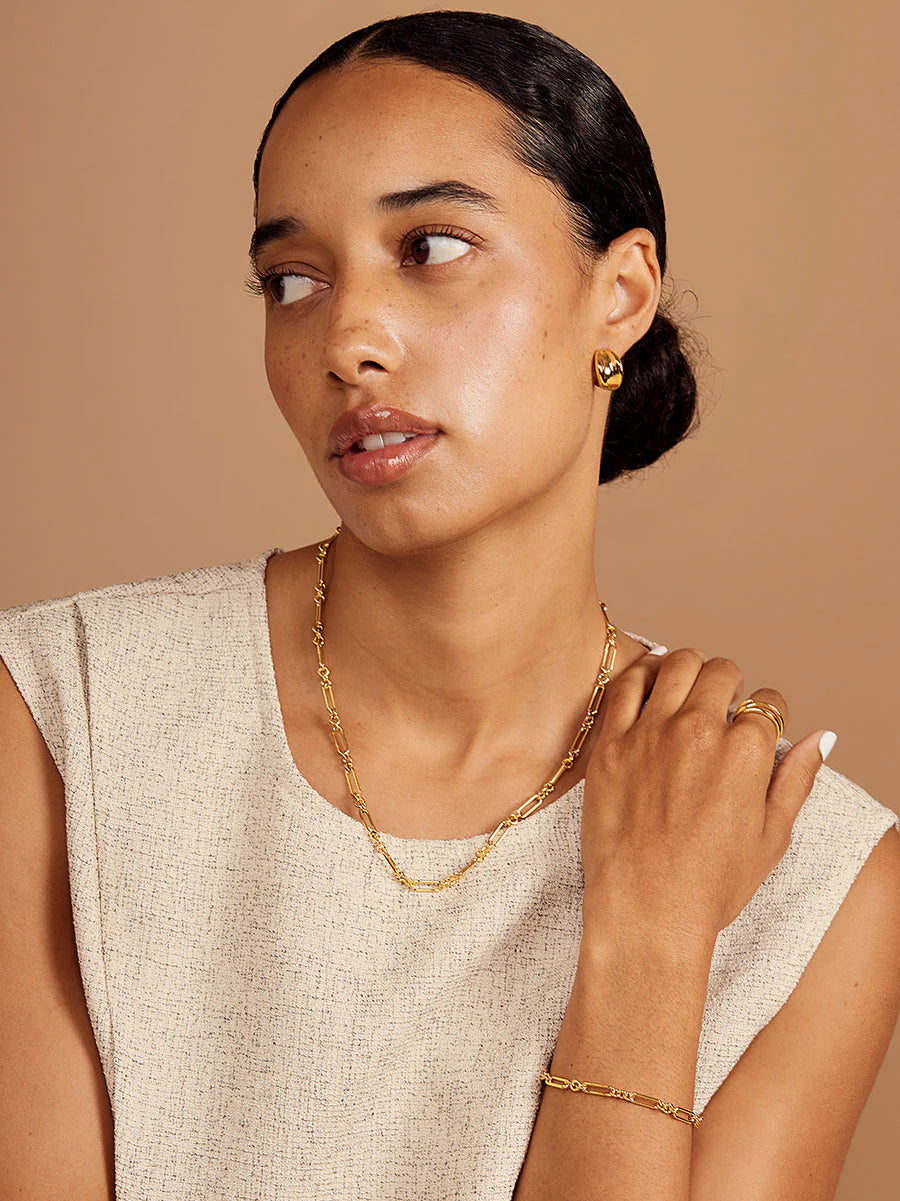 Molten Dome Hoop Earring