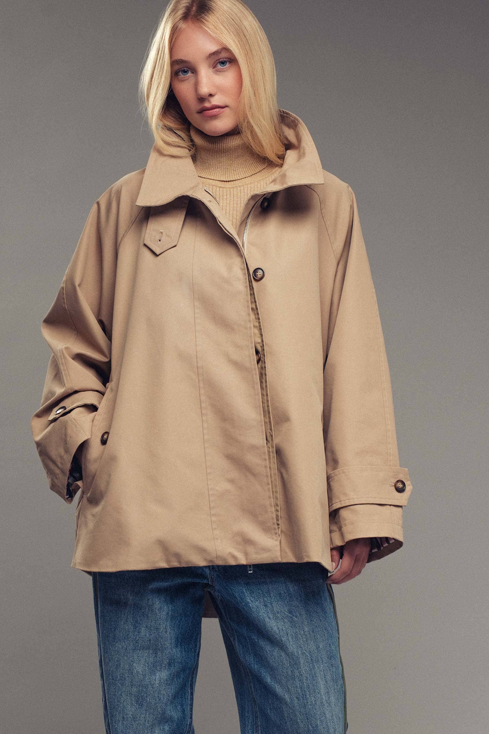 A-Line Trench Jacket