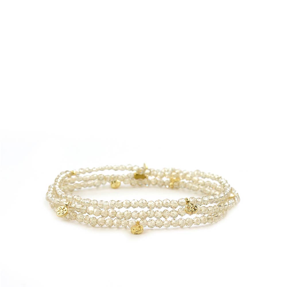 Mini Disc Wrap Bracelet