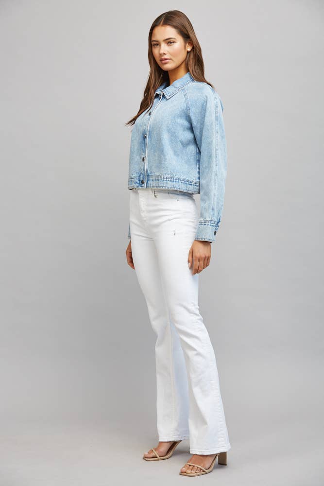 WASHED DENIM JACKET