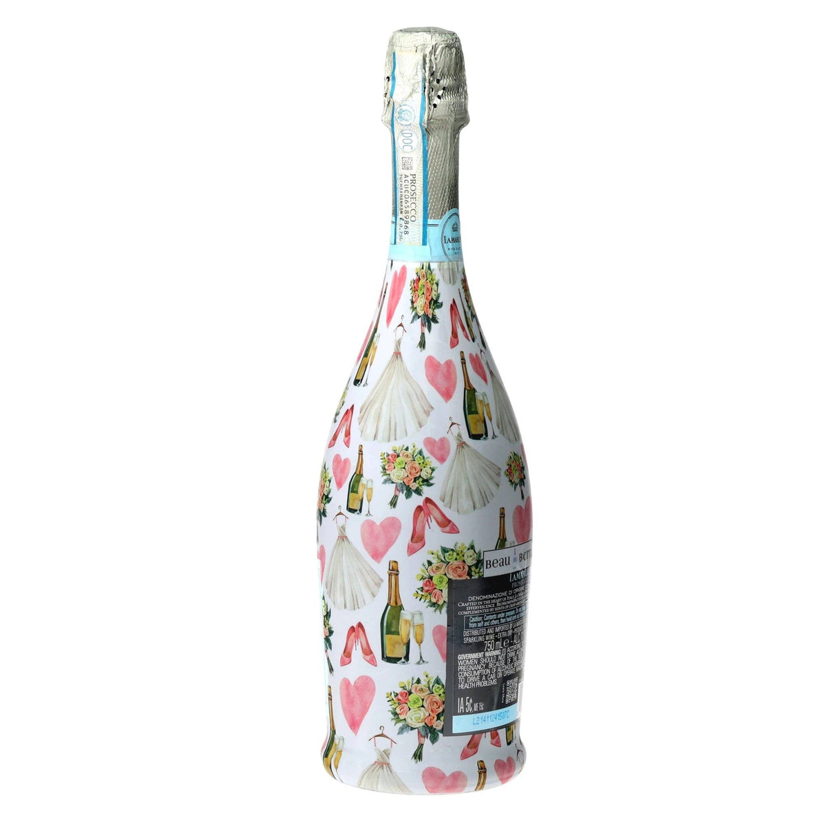 Wedding Prosecco Bottle Wrap – Bridal Shower Gift