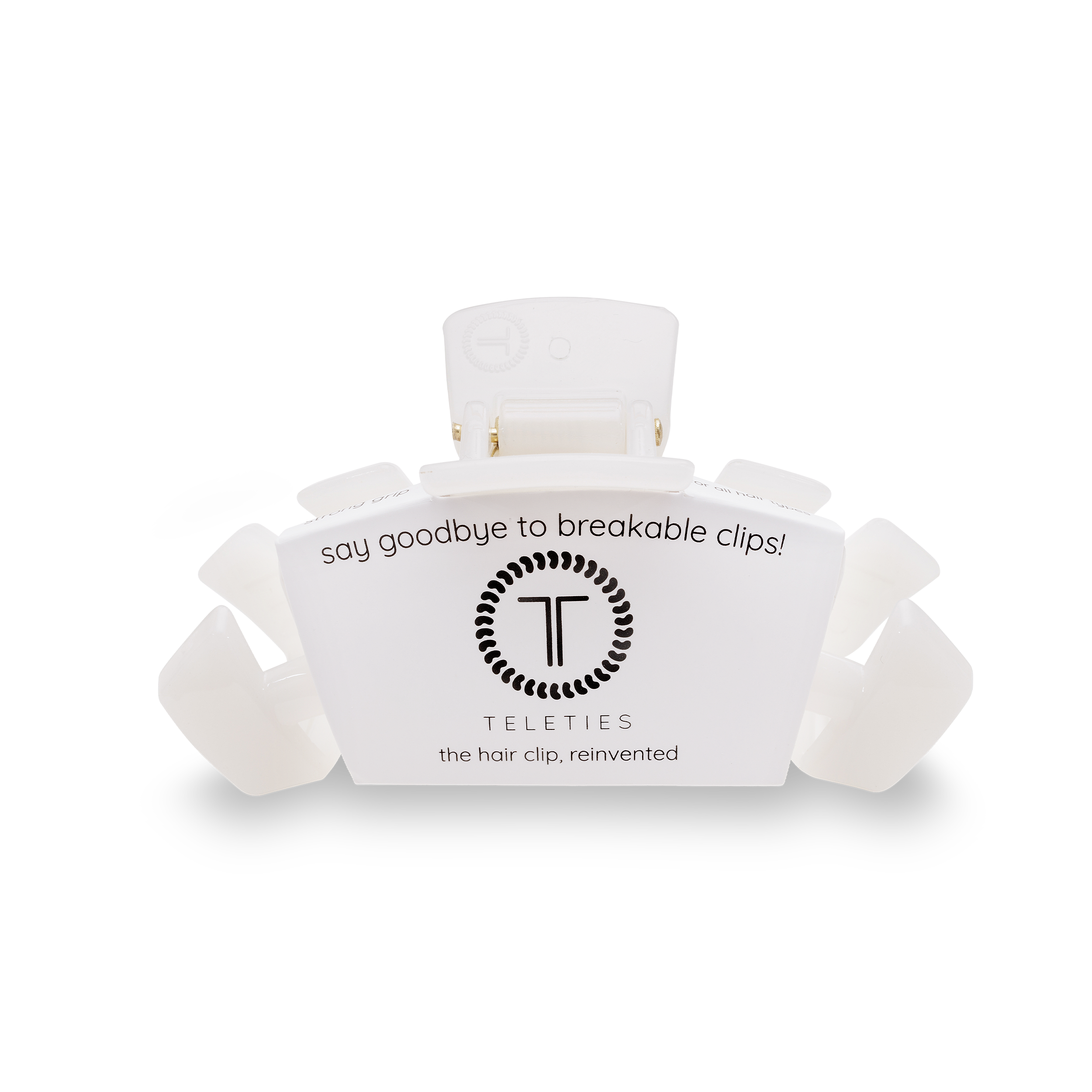 Classic Coconut White Medium Hair Clip