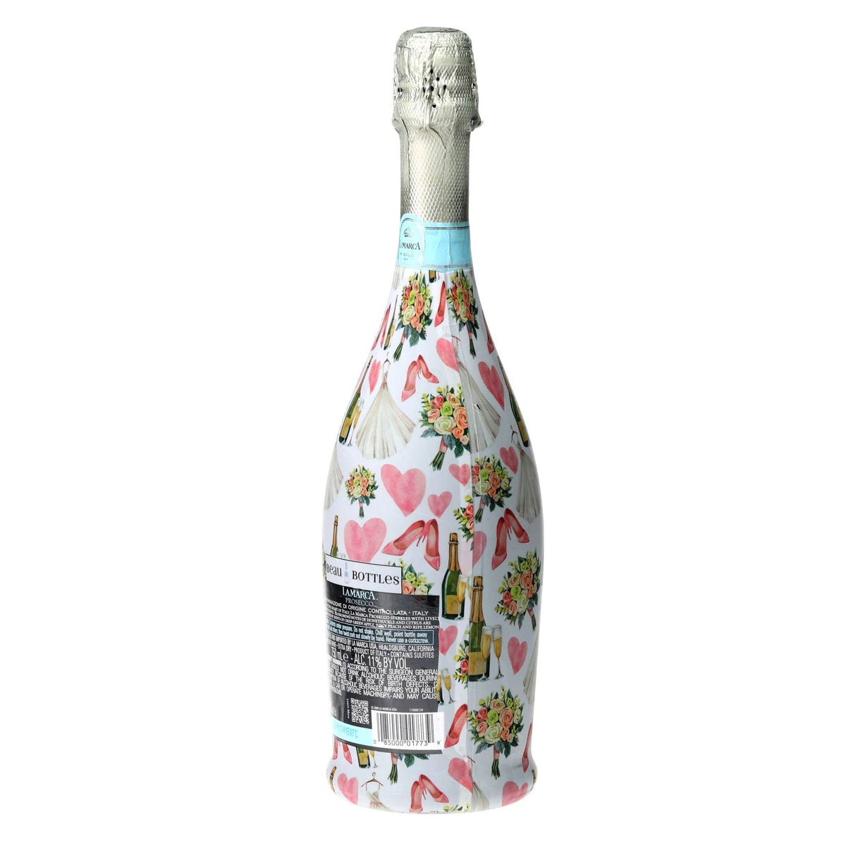 Wedding Prosecco Bottle Wrap – Bridal Shower Gift
