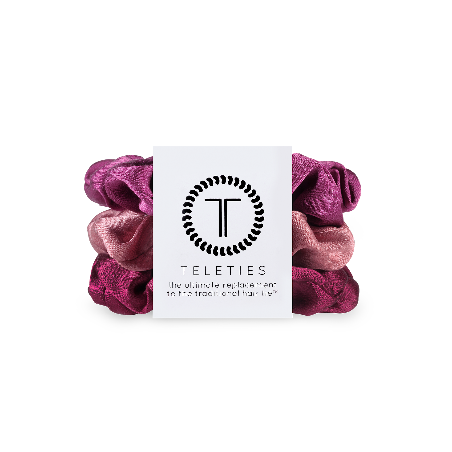 Silk Hair Scrunchie | Large | Burgundy Bliss