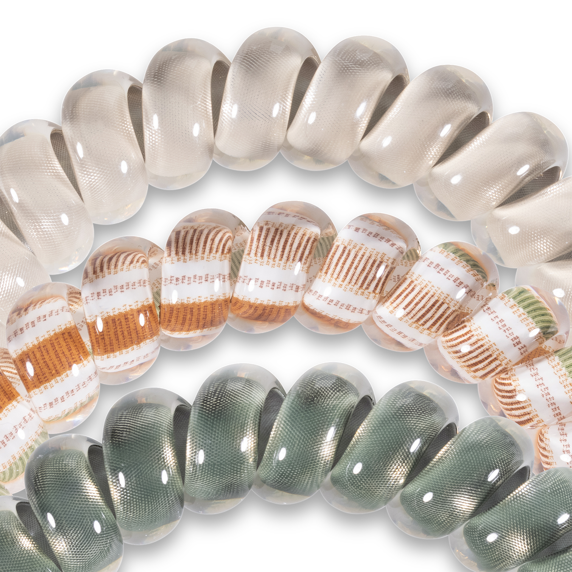 Spiral Hair Coils | Large | Eucalyptus Hair Ties