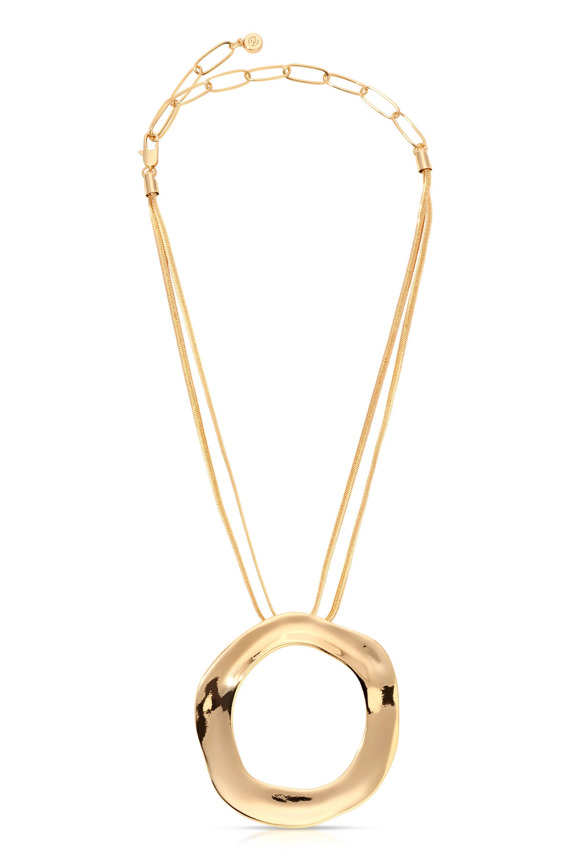 Open Circle Necklace