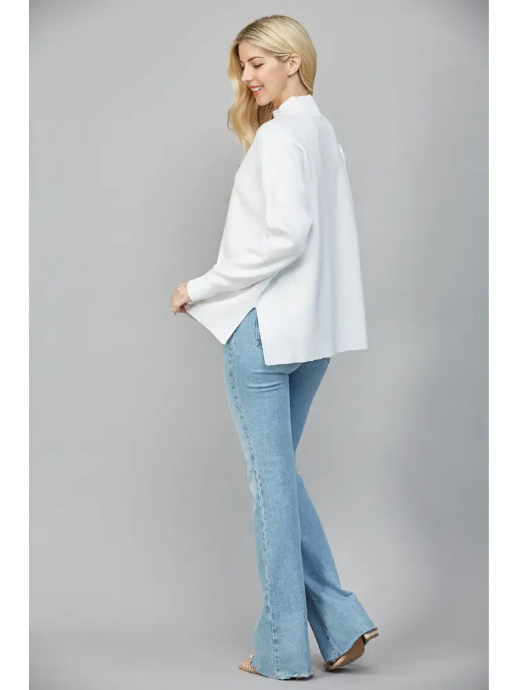 The Perfect White Sweater