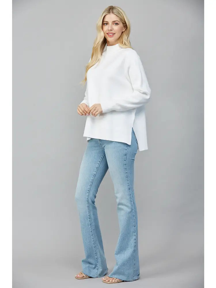The Perfect White Sweater