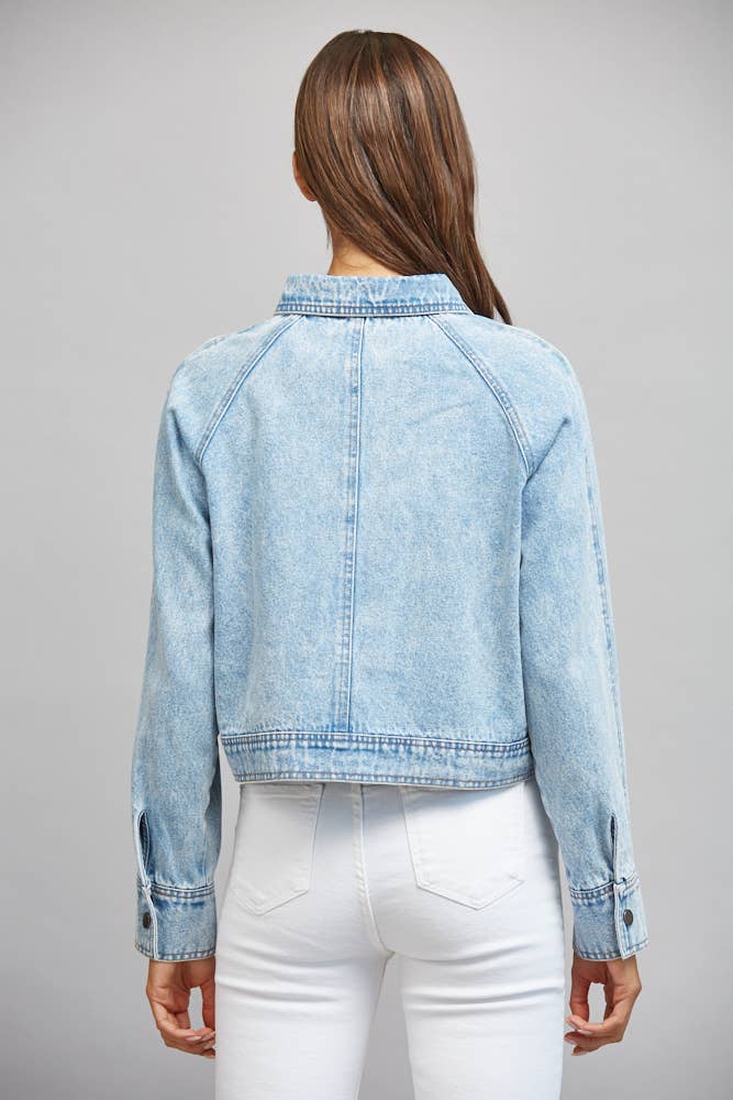 WASHED DENIM JACKET