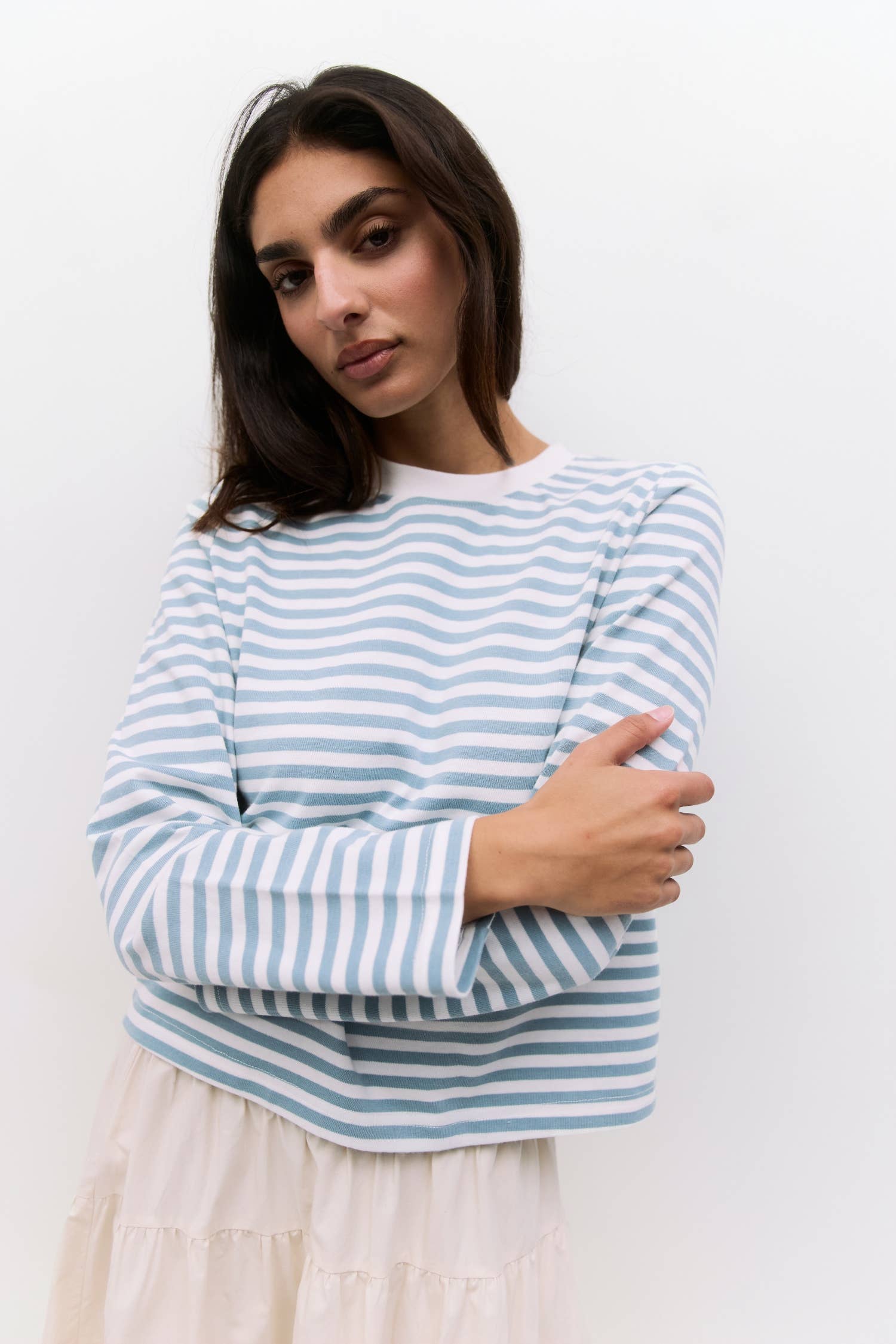 The Kathleen Top | Women's Striped Long Sleeve T-Shirt