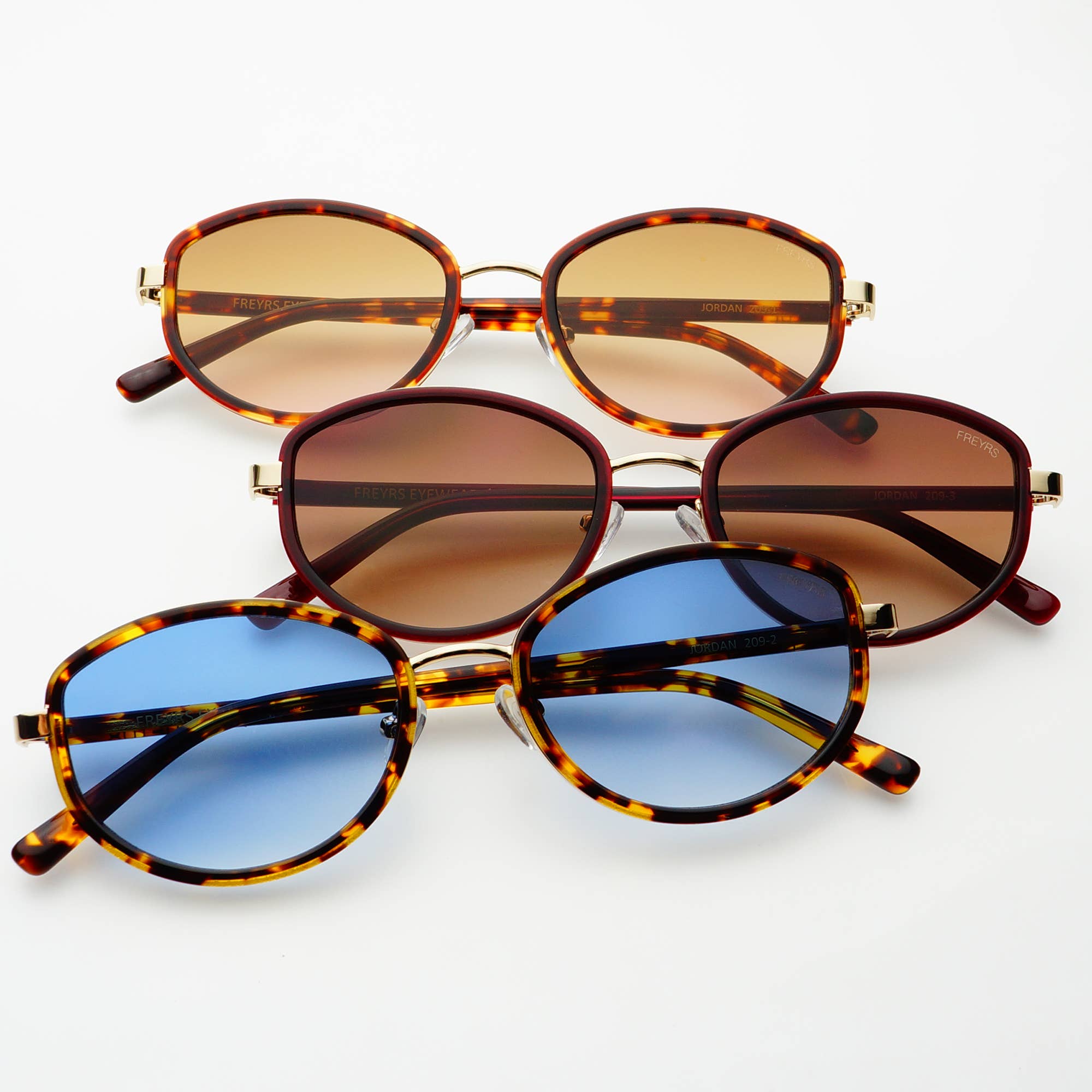 Freyrs | Jordan Acetate Oval Sunglasses