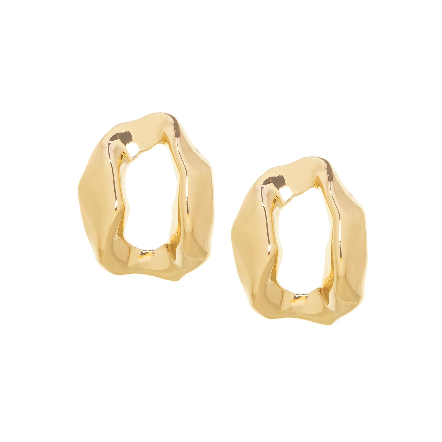 Organic Circle Shape Earring
